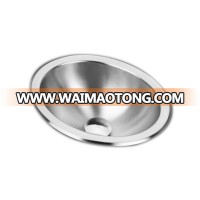 caravan Stainless Steel Oval Lavatory Sink